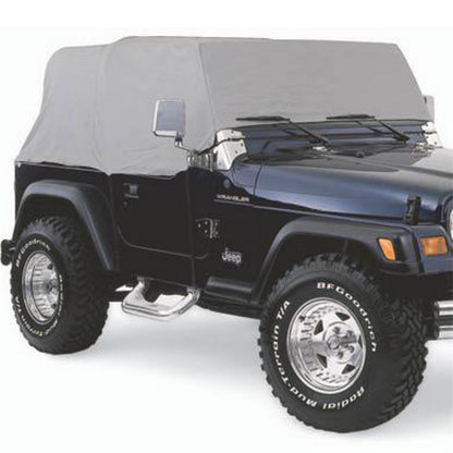 Smittybilt Cab Cover Water Resistant w/o Door Flaps Gray I 1160