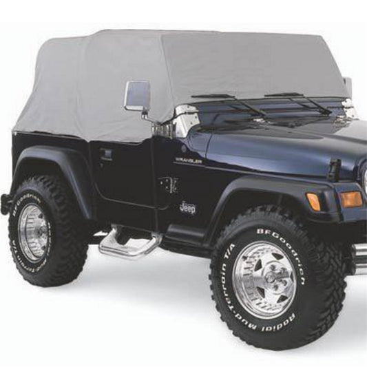 Smittybilt Fender Tubular Prod 6 in. Passenger Side Rear Textured Uv Stable ABS I 17190-03