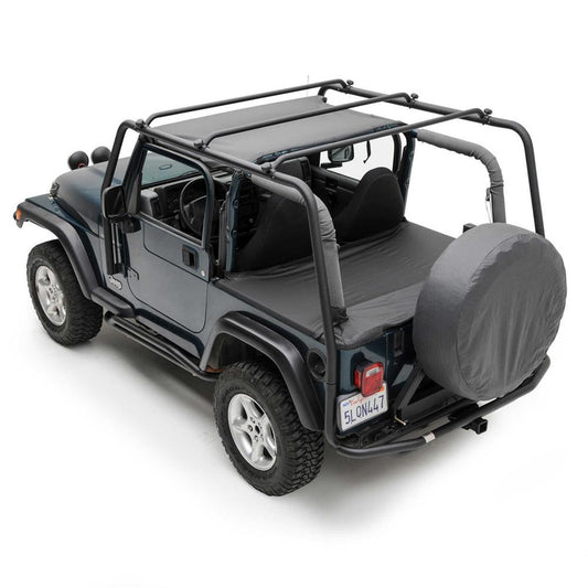 Smittybilt SRC Roof Rack Black Textured No Drill Installation I 76711