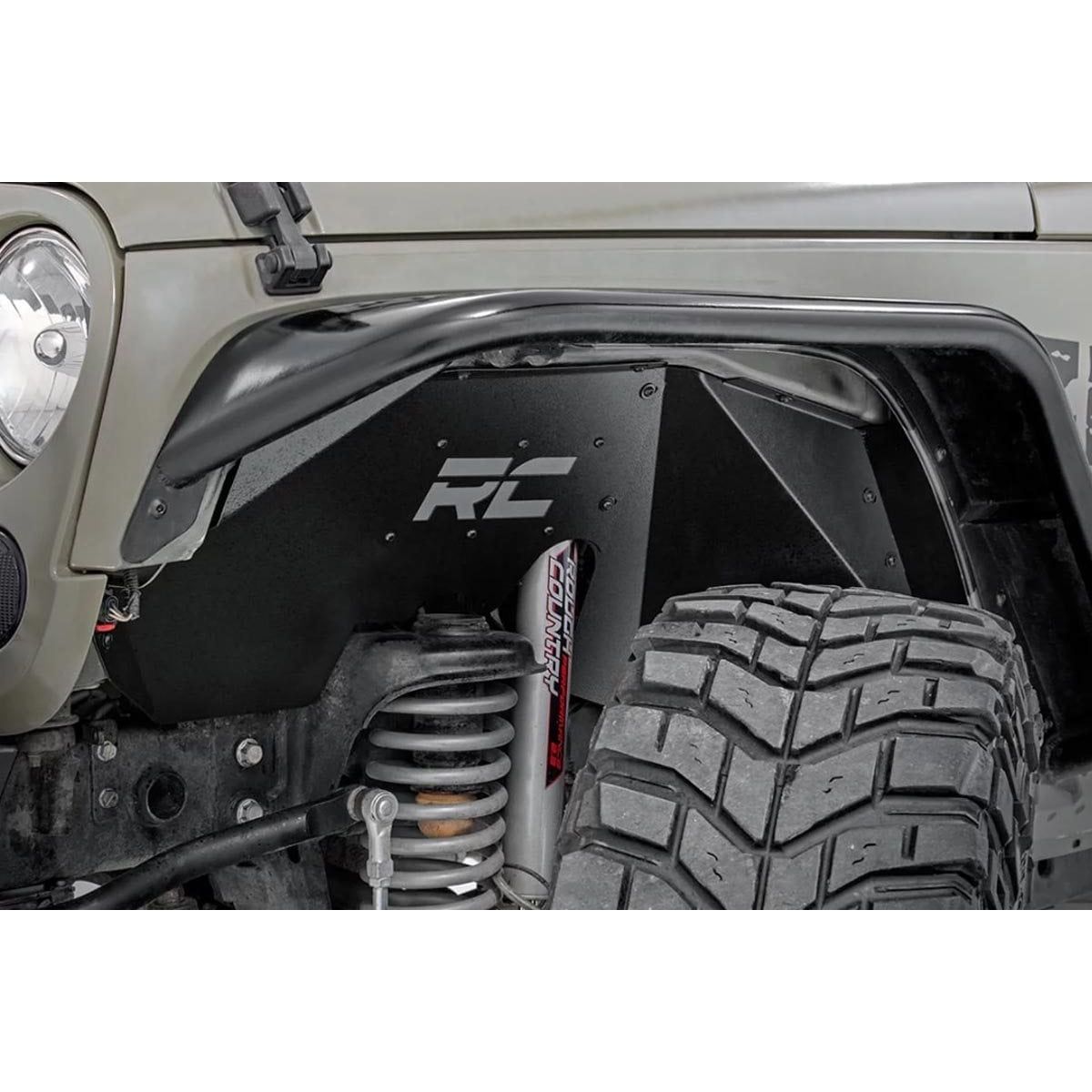 ROUGH COUNTRY Inner Fenders | FR & RR | Jeep Wrangler JK/Wrangler Unlimited  (2007-2018) | 10511