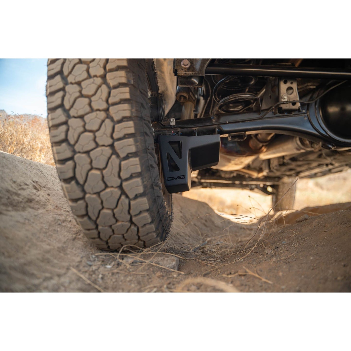 DV8 Off-Road 2024 Toyota Tacoma | Rear Shock & Link Skid Plates C3| SPTT1-06