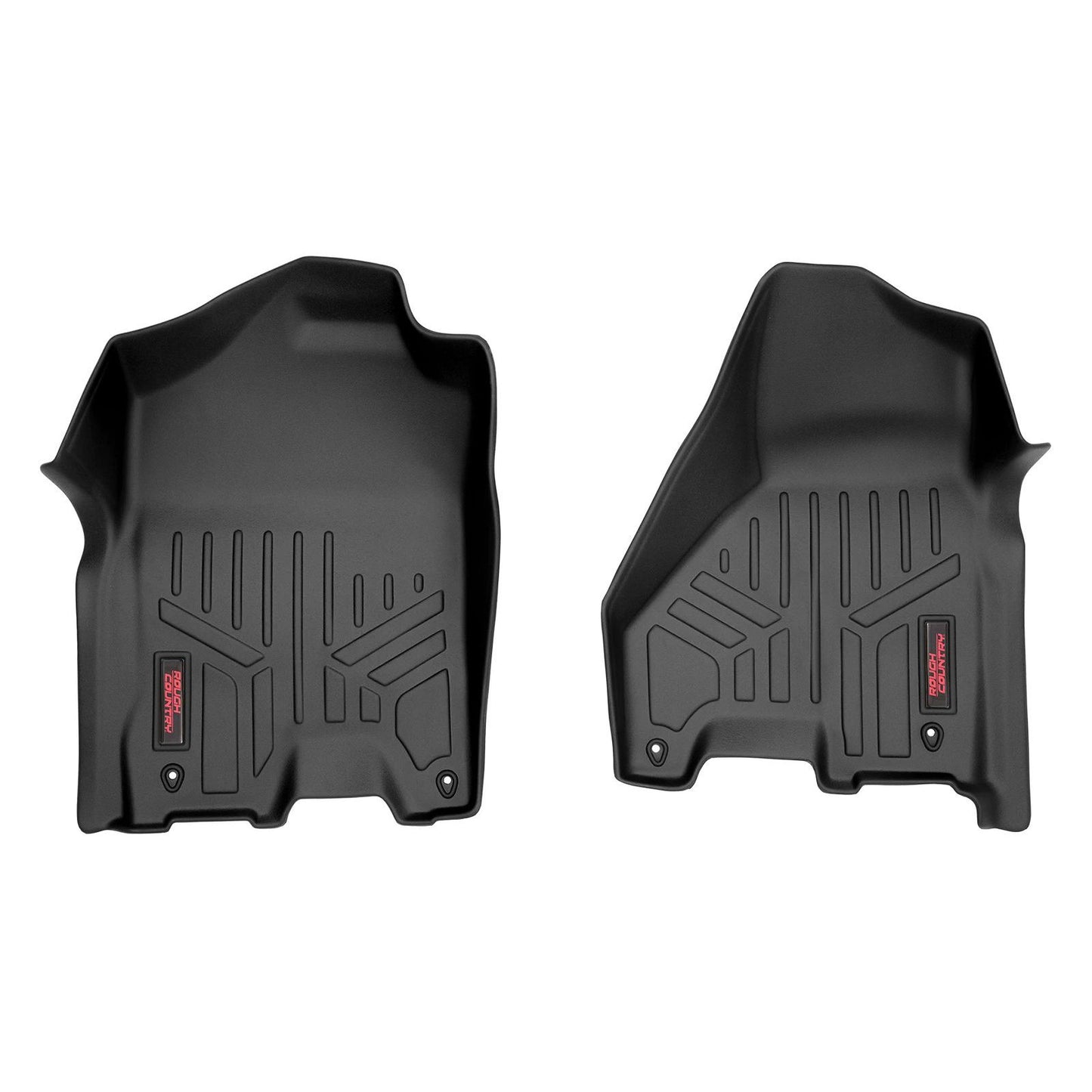 ROUGH COUNTRY Floor Mats | Front | Crew/Mega Cab | Ram 1500/2500/3500 2WD/4WD (2012-2018 & Classic) | M-3141