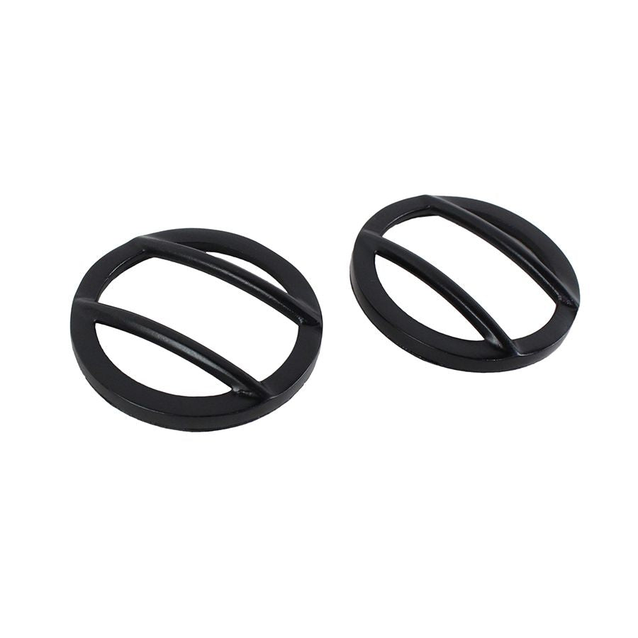 KENTROL Jeep JK Side Marker Covers Pair 07-18 Wrangler JK Powdercoat Black Kentrol  50008