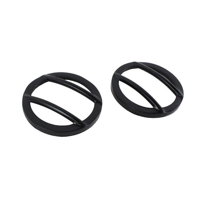 KENTROL Jeep JK Side Marker Covers Pair 07-18 Wrangler JK Powdercoat Black Kentrol  50008