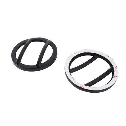 KENTROL Jeep JK Side Marker Covers Pair 07-18 Wrangler JK Powdercoat Black Kentrol  50008