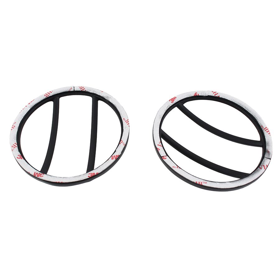 KENTROL Jeep JK Side Marker Covers Pair 07-18 Wrangler JK Powdercoat Black Kentrol  50008