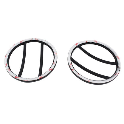 KENTROL Jeep JK Side Marker Covers Pair 07-18 Wrangler JK Powdercoat Black Kentrol  50008