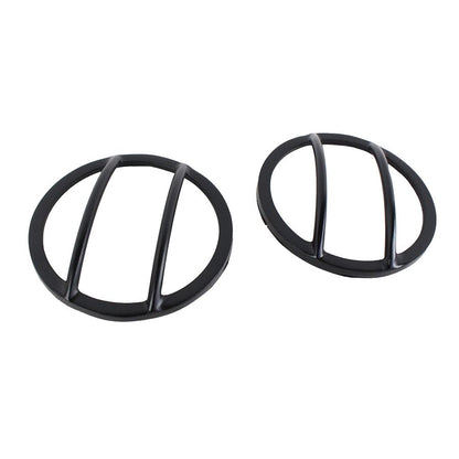 KENTROL Jeep JK Front Marker Covers Pair 07-18 Wrangler JK Powdercoat Black Kentrol  50009