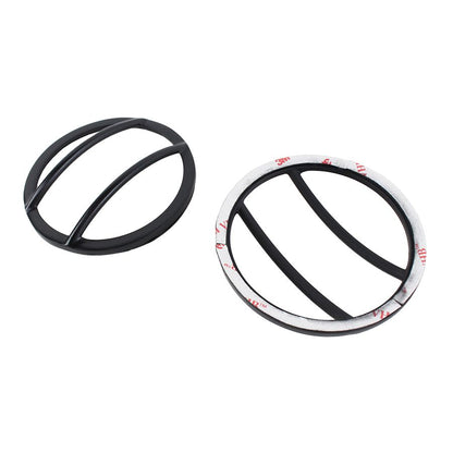 KENTROL Jeep JK Front Marker Covers Pair 07-18 Wrangler JK Powdercoat Black Kentrol  50009