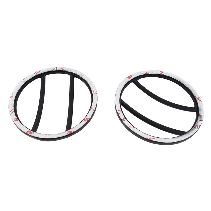 KENTROL Jeep JK Front Marker Covers Pair 07-18 Wrangler JK Powdercoat Black Kentrol  50009