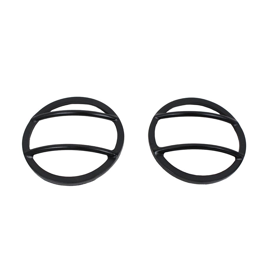 KENTROL Jeep JK Fog Light Cover Pair 07-18 Wrangler JK Powdercoat Black Kentrol  50014