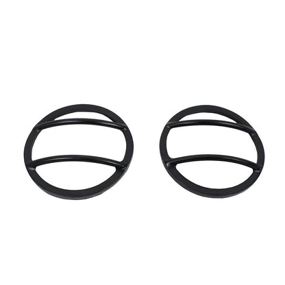KENTROL Jeep JK Fog Light Cover Pair 07-18 Wrangler JK Powdercoat Black Kentrol  50014