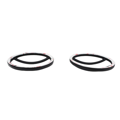 KENTROL Jeep JK Fog Light Cover Pair 07-18 Wrangler JK Powdercoat Black Kentrol  50014
