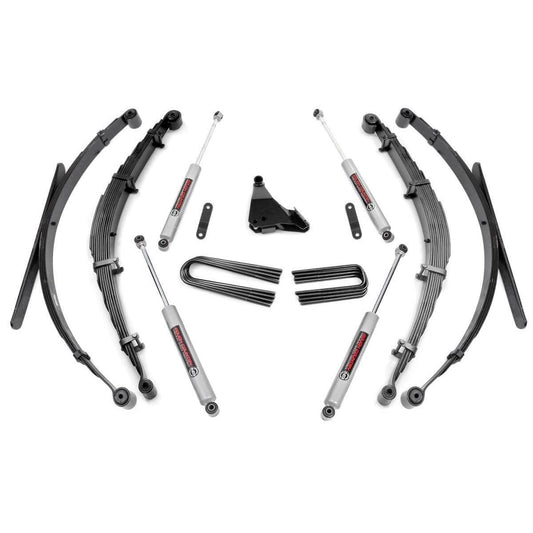 ROUGH COUNTRY 4 Inch Lift Kit | Rear Springs | Ford F-250/F-350 Super Duty 4WD (1999-2004) | 50130