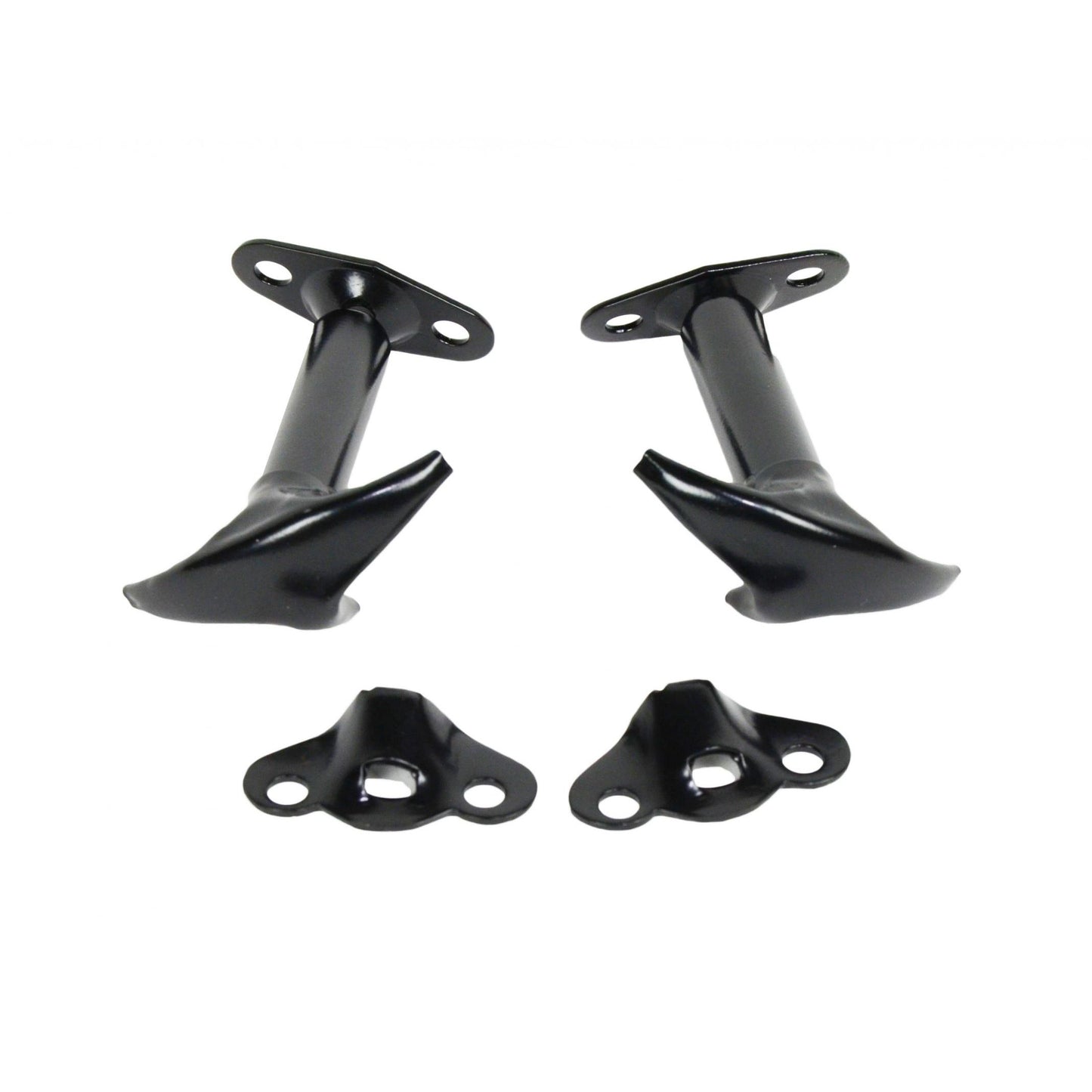 KENTROL Jeep CJ/YJ Hood Catch Pair 55-95 CJ and Wrangler YJ Powdercoat Black Kentrol  50401