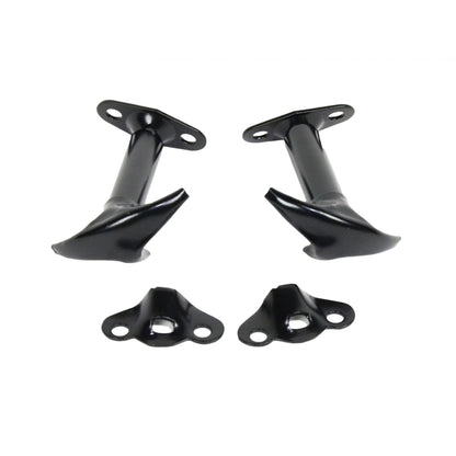 KENTROL Jeep CJ/YJ Hood Catch Pair 55-95 CJ and Wrangler YJ Powdercoat Black Kentrol  50401