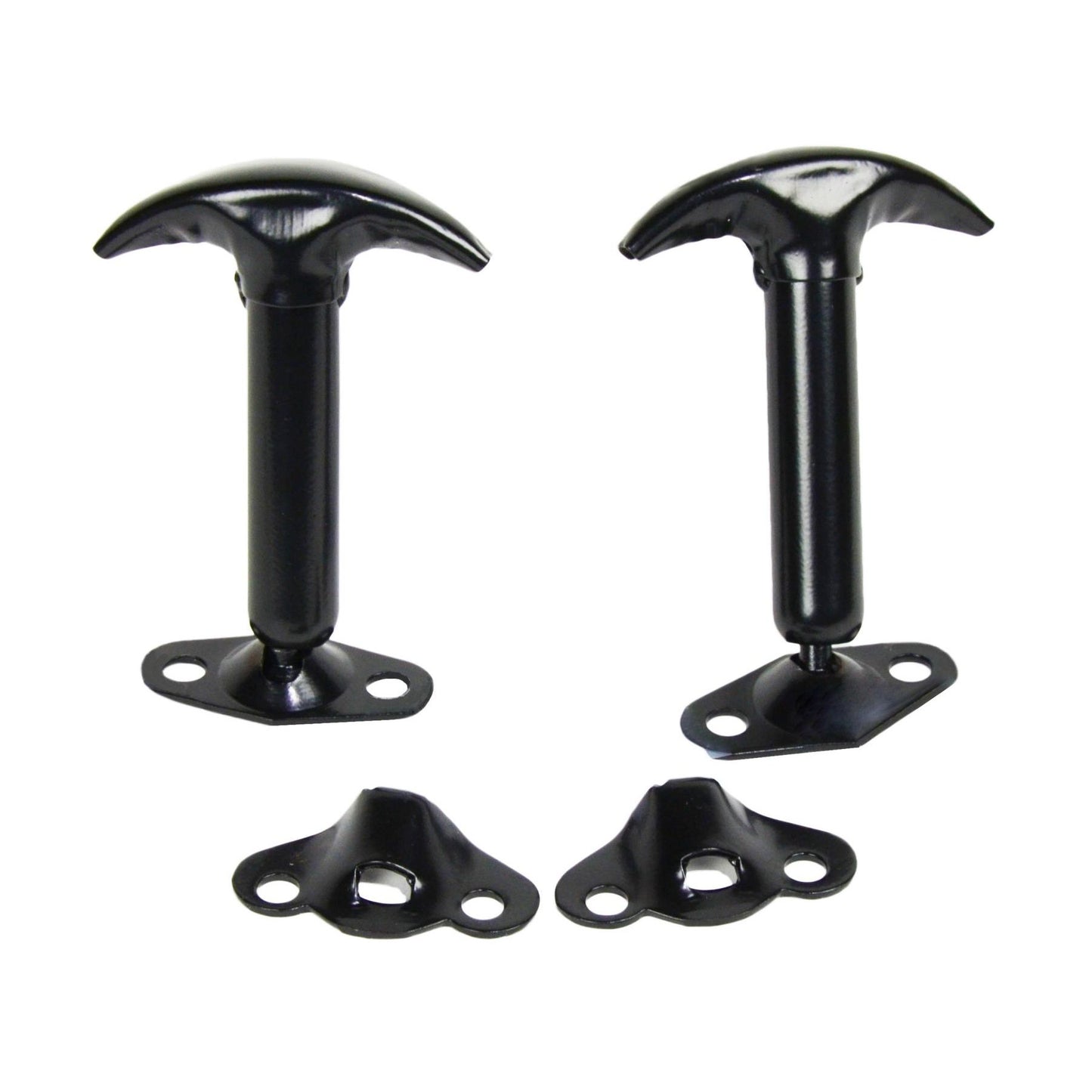 KENTROL Jeep CJ/YJ Hood Catch Pair 55-95 CJ and Wrangler YJ Powdercoat Black Kentrol  50401