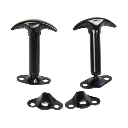KENTROL Jeep CJ/YJ Hood Catch Pair 55-95 CJ and Wrangler YJ Powdercoat Black Kentrol  50401