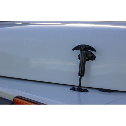 KENTROL Jeep CJ/YJ Hood Catch Pair 55-95 CJ and Wrangler YJ Powdercoat Black Kentrol  50401