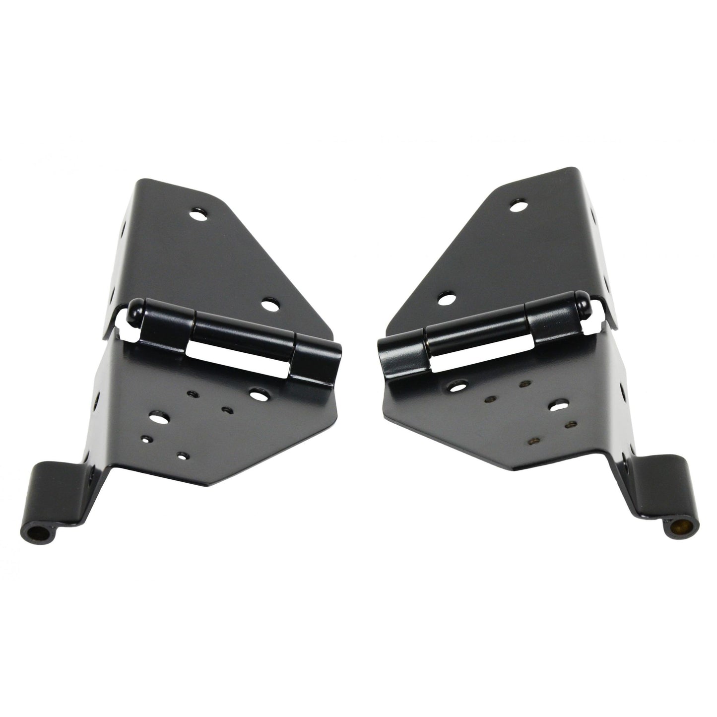 KENTROL Jeep CJ/YJ Windshield Hinge Pair 76-95 CJ and Wrangler YJ Powdercoat Black Kentrol  50403