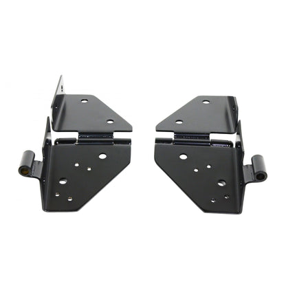 KENTROL Jeep CJ/YJ Windshield Hinge Pair 76-95 CJ and Wrangler YJ Powdercoat Black Kentrol  50403