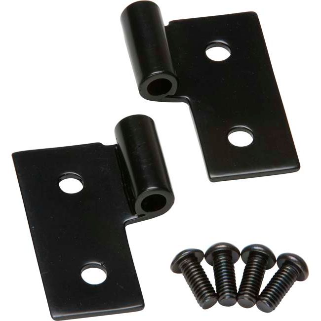 KENTROL JEEP CJ/YJ/TJ Lower Door Hinge Pair 76-06 CJ and Wrangler YJ/TJ Powdercoat Black Kentrol  50407