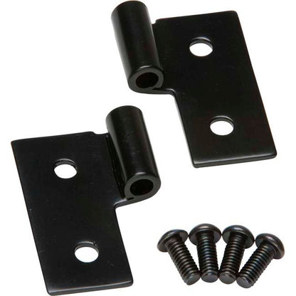 KENTROL JEEP CJ/YJ/TJ Lower Door Hinge Pair 76-06 CJ and Wrangler YJ/TJ Powdercoat Black Kentrol  50407