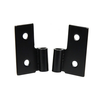 KENTROL JEEP CJ/YJ/TJ Lower Door Hinge Pair 76-06 CJ and Wrangler YJ/TJ Powdercoat Black Kentrol  50407