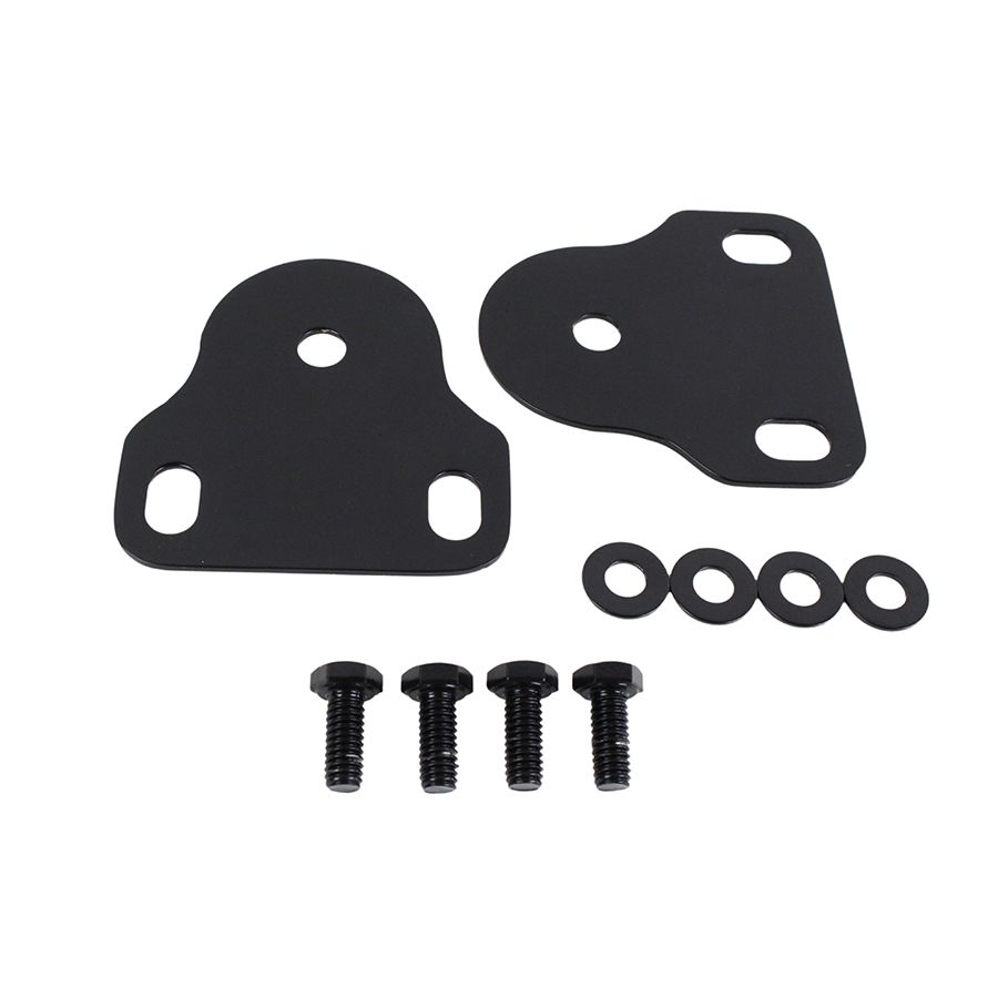 KENTROL Jeep CJ/YJ Interior Windshield Brackets Pair 76-95 CJ and Wrangler YJ Powdercoat Black Kentrol  50408