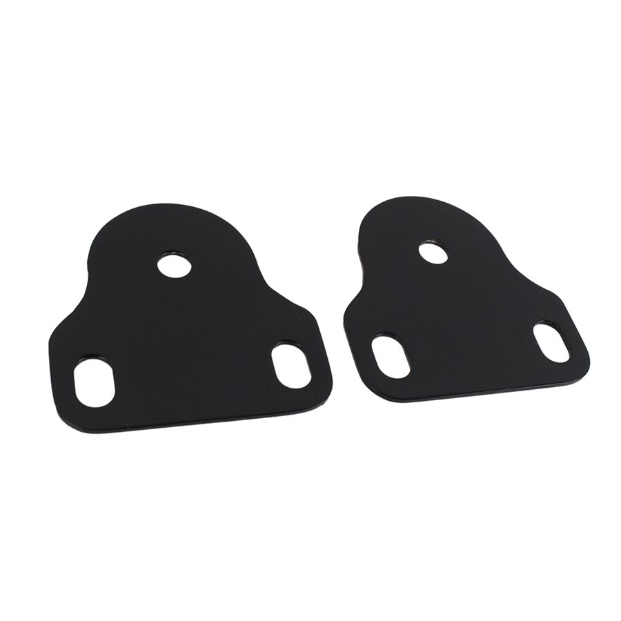KENTROL Jeep CJ/YJ Interior Windshield Brackets Pair 76-95 CJ and Wrangler YJ Powdercoat Black Kentrol  50408