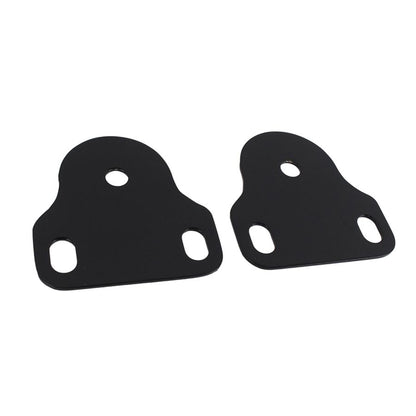 KENTROL Jeep CJ/YJ Interior Windshield Brackets Pair 76-95 CJ and Wrangler YJ Powdercoat Black Kentrol  50408