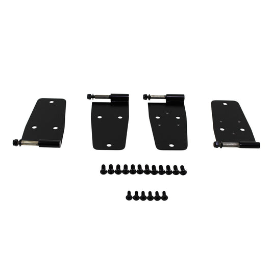 KENTROL Jeep CJ/YJ Hardtop Door Hinge Set 4 Pieces 76-93 CJ and Wrangler YJ Powdercoat Black Kentrol  50420