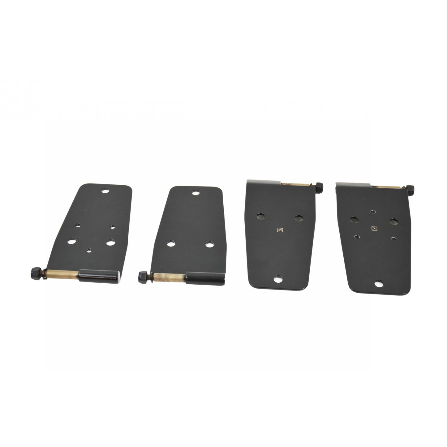 KENTROL Jeep CJ/YJ Hardtop Door Hinge Set 4 Pieces 76-93 CJ and Wrangler YJ Powdercoat Black Kentrol  50420