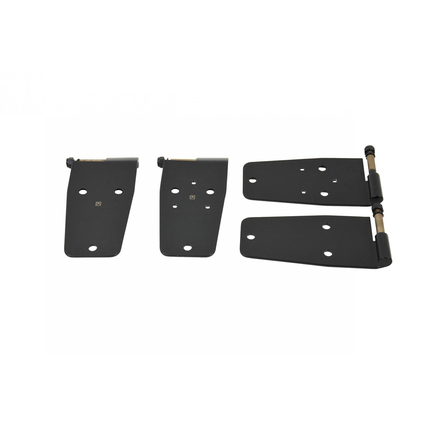 KENTROL Jeep CJ/YJ Hardtop Door Hinge Set 4 Pieces 76-93 CJ and Wrangler YJ Powdercoat Black Kentrol  50420