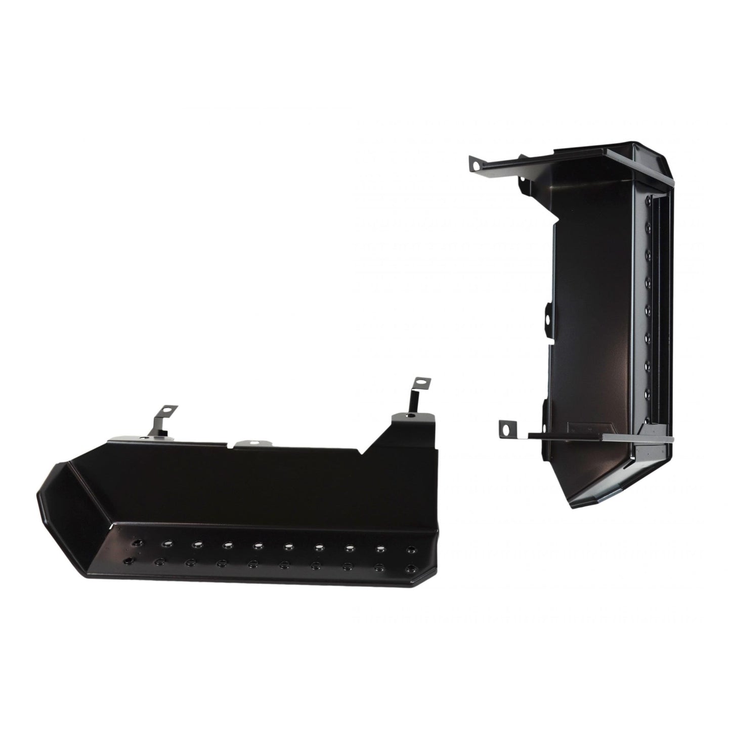 KENTROL Jeep CJ7/YJ Side Steps Pair 76-95 CJ7 Wrangler YJ Powdercoat Black Kentrol  50432