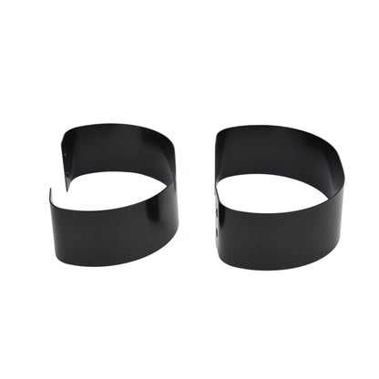 KENTROL Jeep CJ/YJ Bumperettes Pair 76-95 CJ and Wrangler YJ Powdercoat Black Kentrol  50438