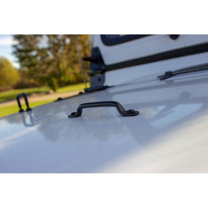 KENTROL Jeep YJ Windshield Tie Down Kit 87-95 Wrangler TJ Powdercoat Black Kentrol  50439