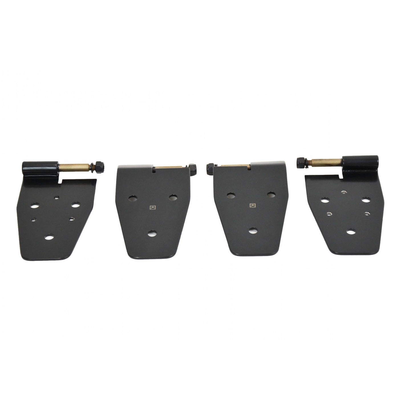 KENTROL Jeep YJ Door Hinge Set 4 Pieces 87-95 Wrangler TJ Powdercoat Black Kentrol  50441