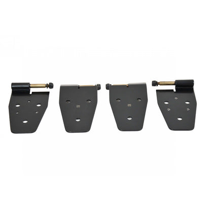 KENTROL Jeep YJ Door Hinge Set 4 Pieces 87-95 Wrangler TJ Powdercoat Black Kentrol  50441