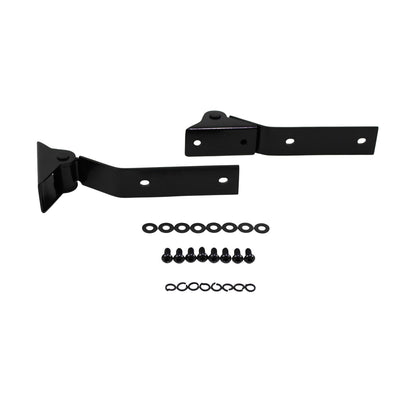 KENTROL Jeep YJ Tailgate Hinge Pair 87-95 Wrangler TJ Powdercoat Black Kentrol  50442