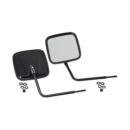 Kentrol Outback Mirrors (pair) Black Powder (1976-2018 CJ, YJ, TJ, JK & JL) 50443