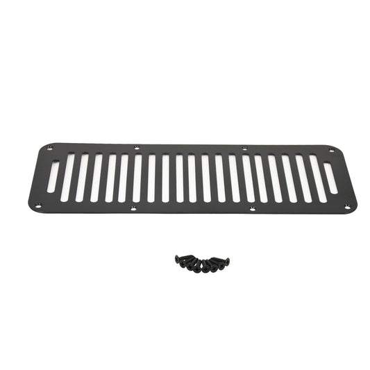 KENTROL Jeep YJ Hood Vent 8 Holes 87-95 Wrangler TJ Powdercoat Black Kentrol  50458