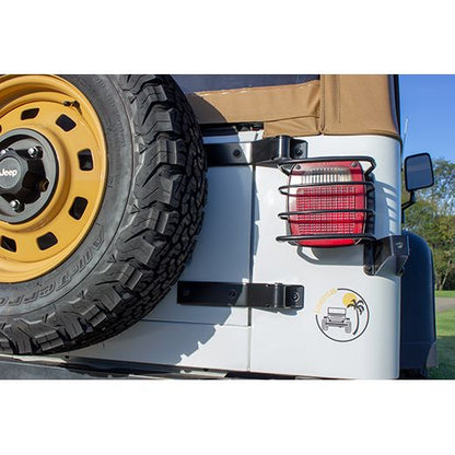 KENTROL Jeep CJ/YJ Tailgate Tire Stop 76-95 CJ and Wrangler YJ Powdercoat Black Kentrol  50460