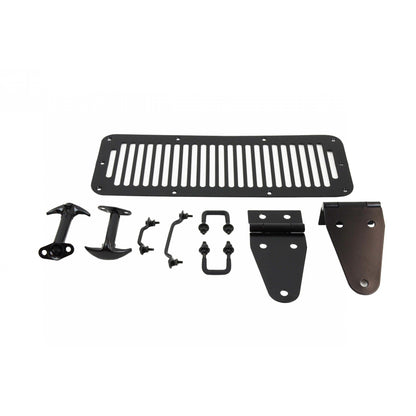 KENTROL Jeep CJ/YJ Hood Kit 78-95 CJ and Wrangler YJ Powdercoat Black Kentrol  50470
