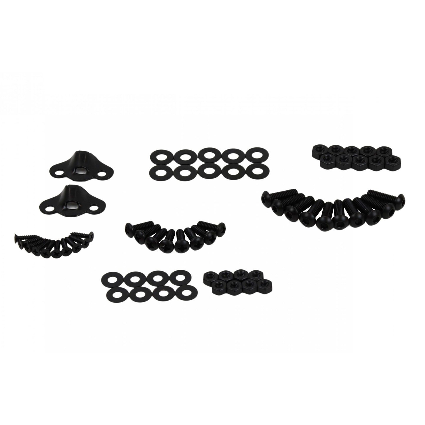 KENTROL Jeep CJ/YJ Hood Kit 78-95 CJ and Wrangler YJ Powdercoat Black Kentrol  50470