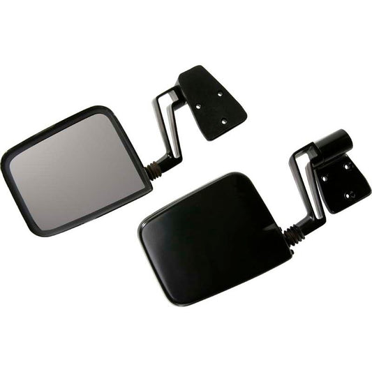 KENTROL Jeep YJ/TJ Mirror Kit Pair 88-06 Wrangler YJ/TJ Powdercoat Black Kentrol  50475