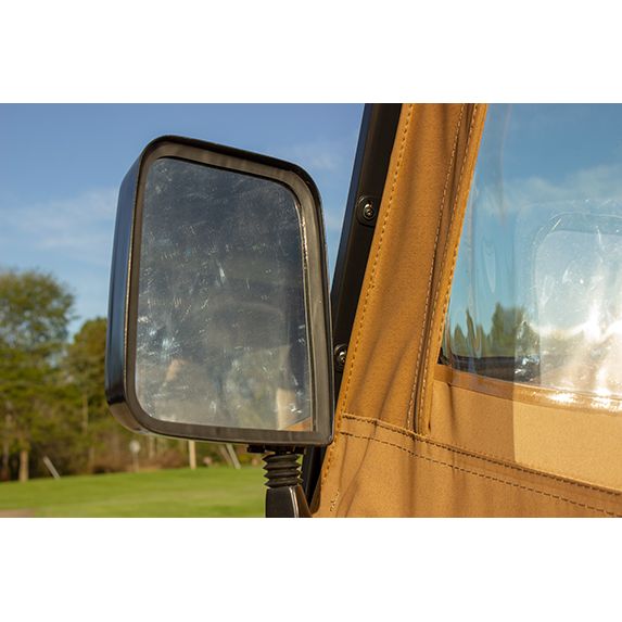 KENTROL Jeep YJ/TJ Mirror Kit Pair 88-06 Wrangler YJ/TJ Powdercoat Black Kentrol  50475