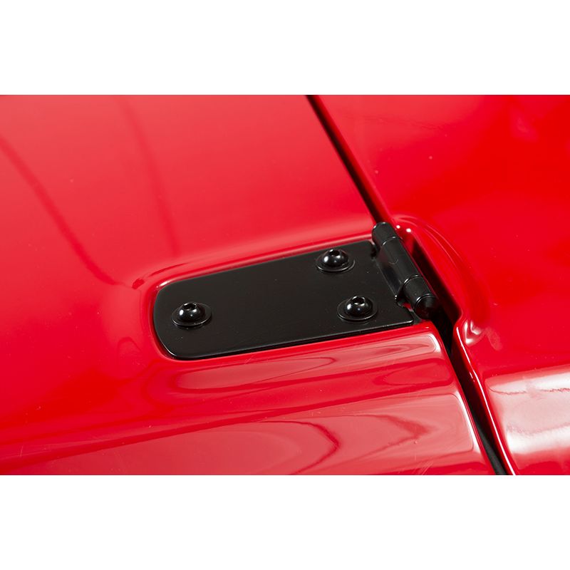 KENTROL Jeep TJ Hood Hinge Pair 97-06 Wrangler TJ Powdercoat Black Kentrol  50476