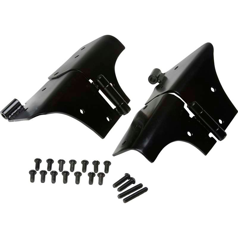 KENTROL Jeep TJ Windshield Hinge Pair 97-06 Wrangler TJ Powdercoat Black Kentrol  50477