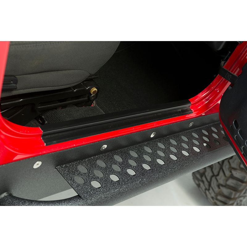 KENTROL Jeep TJ Entry Guards Pair 97-06 Wrangler TJ Powdercoat Black Kentrol  50494